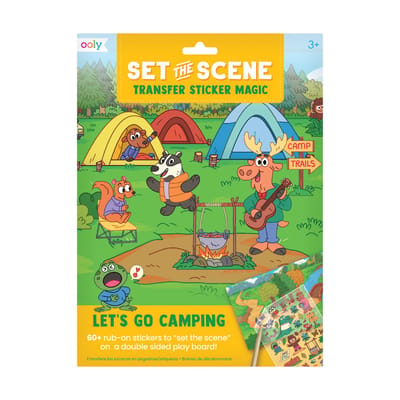 Ooly - Set the scene - Transfer stickers - Let's go camping