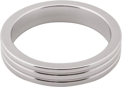 Cockring met groeven RVS 10 mm Ø 40 mm