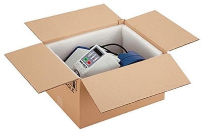 Cardboard Box with Two Waves - 30 x 25 x 10 cm - Pack of 20