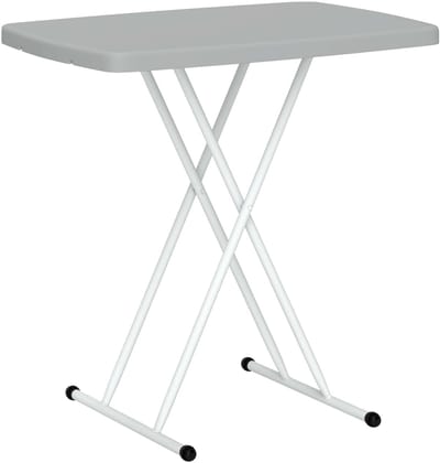 Outsunny bijzettafel voor op het terras - HDPE - 76x50x74cm - Donkergrijs