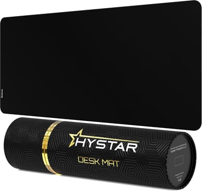 XXL Muismat - Groot Bureau Onderlegger - Comfortabel Gamingsessies - 5mm Extra Dik - 91 x 40 cm - Zwart