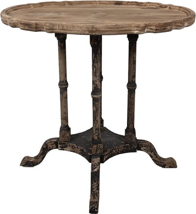 Clayre & Eef Bijzettafel 66x42x64 cm Bruin Hout