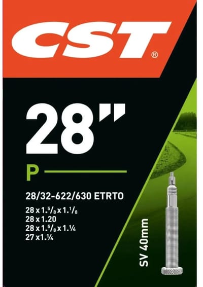 CST Binnenband 28" - Blitz ventiel 40mm - Duurzaam en betrouwbaar - ETRTO 28/32-622/630