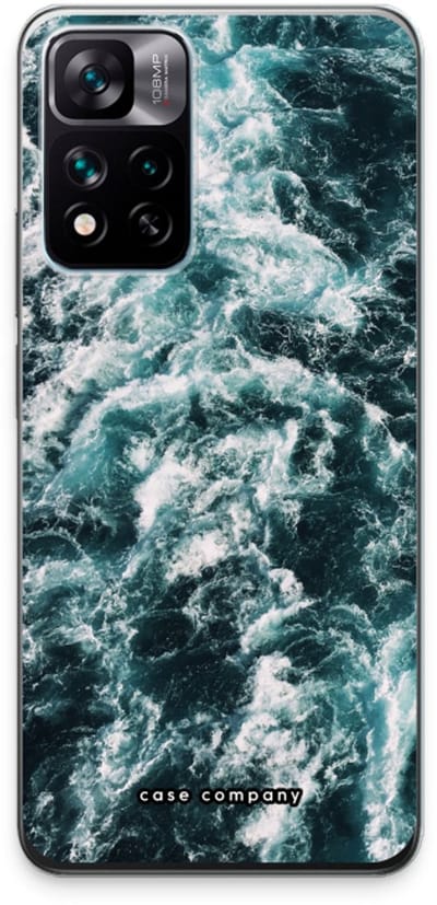 Case Company® - Hoesje geschikt voor Xiaomi 11i hoesje - Zee golf - Soft Cover Telefoonhoesje - Bescherming aan alle Kanten en Schermrand