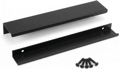 10 Stuks 300mm Kastgrepen en Ladegrepen met Schroeven voor Meubels en Keukenaccessoires (Zwart)