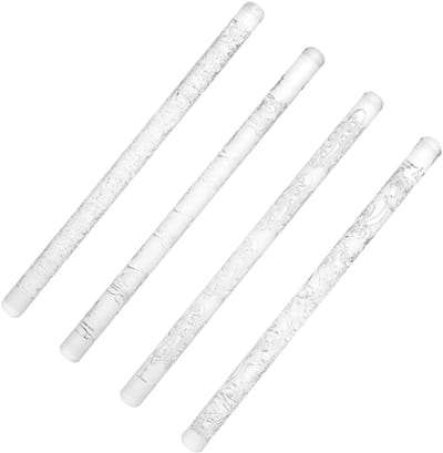 Dailygoody - Gegraveerde Acryl Deegroller - Deegroller met Patronen - 16 cm - Herbruikbare Stempels - Voor DIY Ambachten - Perfect voor Bakken