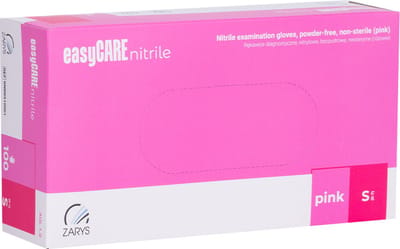 Zarys EasyCare Nitrile Roze Maat S Handschoenen 100 Stuks - Hygiene - Handschoenen - Nitrile - Poedervrij - Super pasvorm - Caramdia
