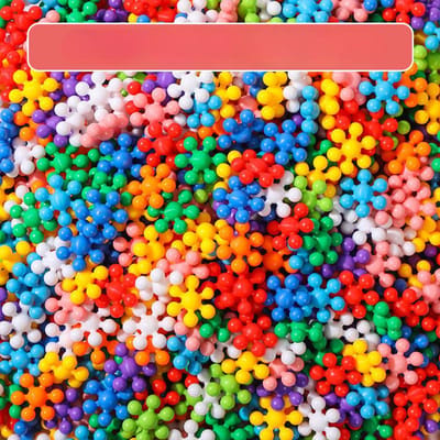 Kleuterschool Sneeuwvlok Vroege Educatie Speelgoed Bouwstenen Pruimenbloesem Bouwstenen Educatief Kinder Concentratie Speelgoed Assemblage blue