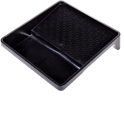 Verfbak Big, Zwarte kunstof rollerbak, 10 stuks 35 * 32 cm