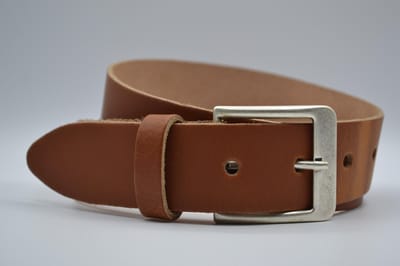 4cm brede cognac basis riem Taille maat 85