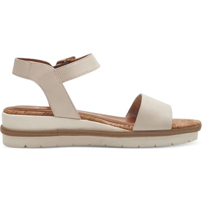 Tamaris Sandalen Plat Sandalen Plat - Gebroken wit - Maat 36