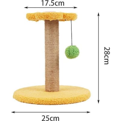 Kattenbenodigdheden  Kattenklimrek  Kattenmand  Schattig Krabkarton  Linnen Kussen  Anti-krab Sofa  Kattenspeeltje 28*25*17.5cm