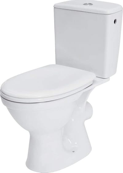 Staand toilet met spoelbak, softclose wc-bril, geschikt voor horizontale afvoer