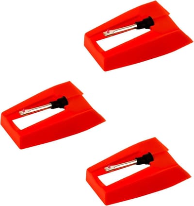 Duurzame Vervangnaald voor Platenspeler - Set van 3 - Ideaal voor Vinyl Platen en Geluidskwaliteit