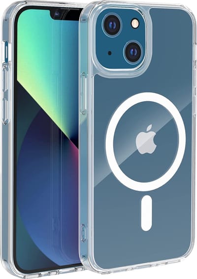 Hoesje geschikt voor iPhone 13 Magsafe - Hoesje Transparant - Doorzichtig - Hoesje Case - Doorzichtig