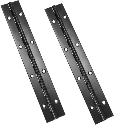 Dailygoody - Qrity 2 Stuks Heavy Duty Rvs Piano Hengen voor Meubels, 12 Inch
