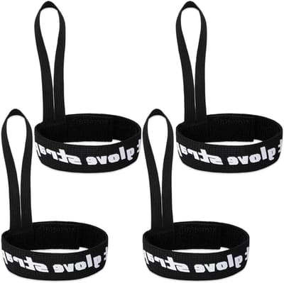 4 elastische en duurzame ski handschoen straps met patroon, accessoires voor ski uitrusting en handschoenen ophangen