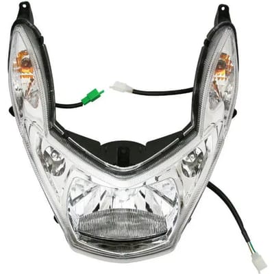 Voorste optiek p2r voor Peugeot 50 Kisbee 2t scooter, nieuw