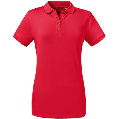 Damespolo Russell Athletic Tailored Stretch