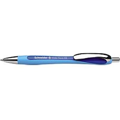 Schneider balpen - Slider Rave - penpunt XB - lijnbreedte 1,4mm - blauw - 5 stuks - S-132503-5