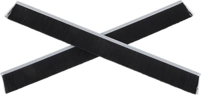 Brievenbus Borstelstrip - Tochtstrip Brievenbus - Weerbestendig Maken - Versterkt Nylon Materiaal - 30x3.2x0.5cm - Zwart