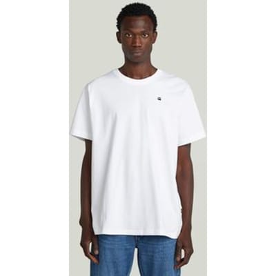 T-shirt Korte Mouw G-Star Raw D26839 C784 BACK PHOTO-H750 WHITE DENIM