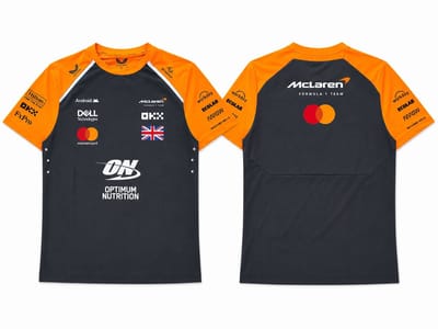Castore fanshirt Mc Laren 25, teamshirt, oranje, maat 2XL