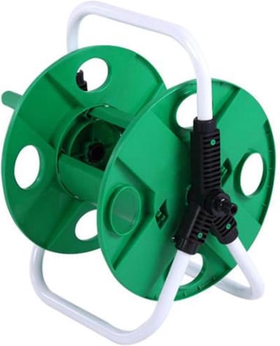 Tuinslanghouder - Slanghaspel - Tuinonderhoud - Robuust ontwerp - 25 meter capaciteit - Groen