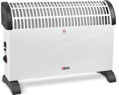 Convector met turbofunctie en 3 standen warmteregulering - 2000 W elektrische radiator voor ruimtes tot 25 m²