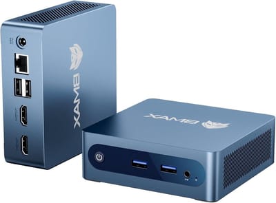 Mini PC - Desktop Computer - Kantoor Werk - Dubbele 4K Uitgang - 128 GB Opslag - Zwart