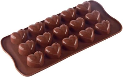 WiseGoods Premium Hartjes Mal Voor Chocolade Maken - Siliconen Hart Mallen - Koken / Bakken / Bonbons - Bonbon Tool - Hobby - DIY