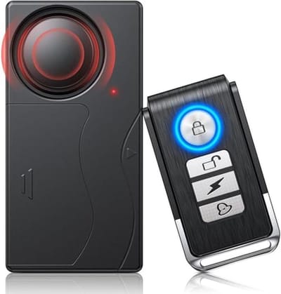 Draadloos 110 dB Autoalarm en Fietsalarm met Afstandsbediening - Instelbare Gevoeligheid