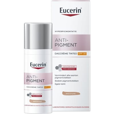 Eucerin Medium Tinted Anti-Pigment Dagcreme voor Vrouwen - Pigmentvlekken verwijderen - Thiamidol - Skincare - SPF 30 - 50ml