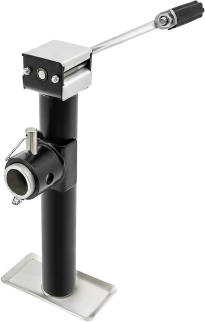Aanhangerkrik - Krik Garagekrik - Auto Onderhoud - Verstelbare Hoogte - 43-68 cm - Zwart