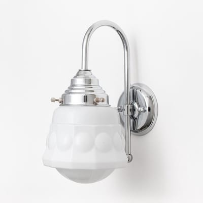 Wandlamp Weimar Meander Chroom - Art Deco Trade