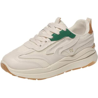 Dad Shoes Dames Lente en Herfst Nieuw Ins Trendy Platform Sport Casual Schoenen Student Veelzijdig Forrest Gump Schoenen 40 groen