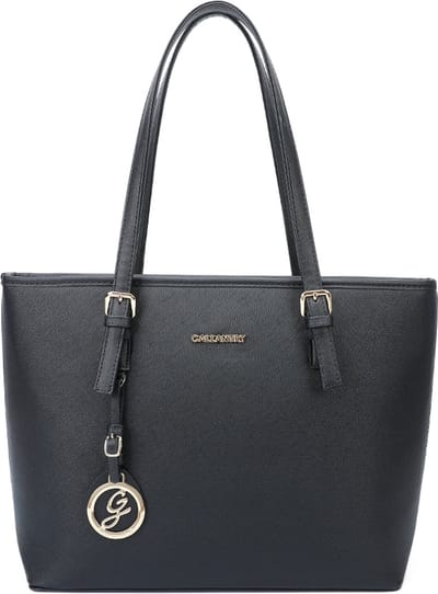 Dames Tassen met rits - Schoudertas - Handtas - Schooltas - Werktas - Shopper - Tote bag - geschikt voor A4 - Zwart