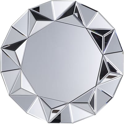 HABAY - Wandspiegel - Zilver - MDF