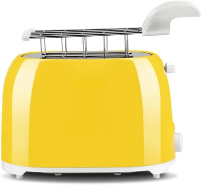 AHD® Tosti apparaat broodrooster - Tosti apparaat - Tosti broodrooster - Geel - 17cm x 27cm x 18cm