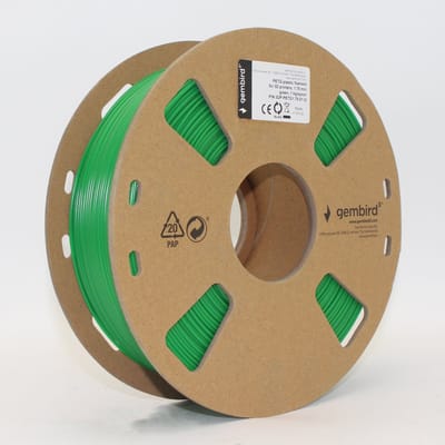 Gembird PETG (PET, PETT) filament - Green - 1.75mm ø - 1 kg