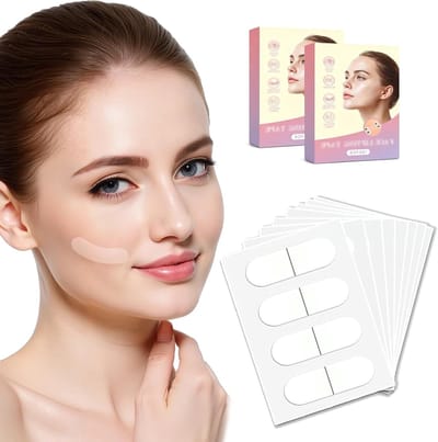 Gezichtsliftingstape - 240 stuks onzichtbare tape voor rimpels, dubbele kin en slappe huid, ideaal voor make-up en een jeugdige uitstraling