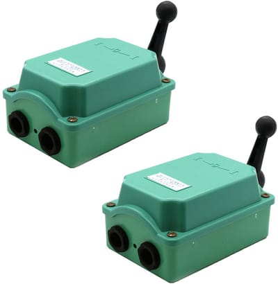 Dailygoody - Drum Schakelaar - Motor Controle - Compact en Flexibel - 3 Posities - 15A - Voor Motoren - Q5-15 Model