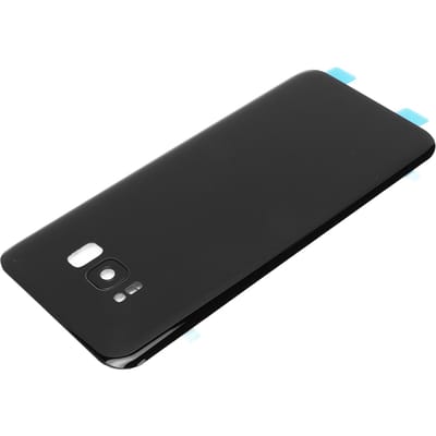 Achterkant Glas Cover Behuizing Deur Waterdicht Telefoon Achterkant Glas Cover met Reparatie Gereedschapskit voor Samsung black