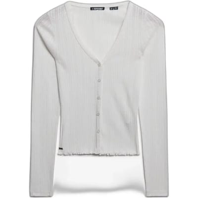 Superdry - Athletic Essential Pointelle Vest - Dames - Lange mouwen shirts