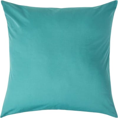 Homescapes Kussensloop 80x80 cm – Petrol – 100% Egyptisch Perkal Katoen – 200 TC