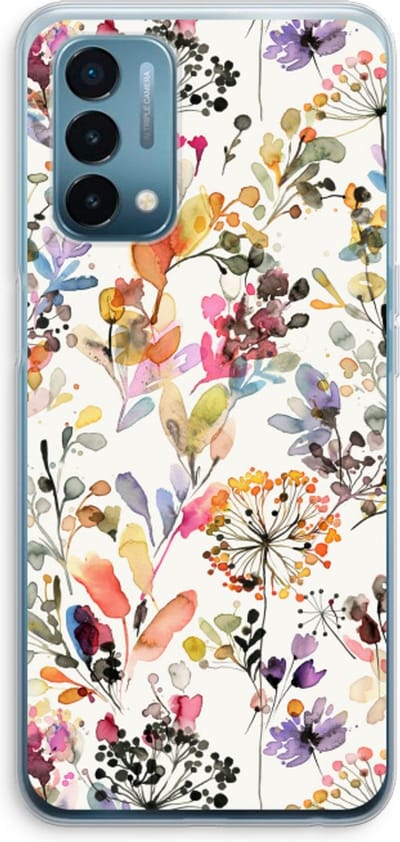 Case Company® - Hoesje geschikt voor OnePlus Nord N200 5G hoesje - Wilde grassen - Soft Cover Telefoonhoesje - Bescherming aan alle Kanten en Schermrand