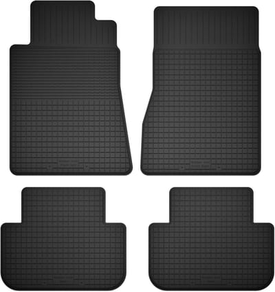 Wielganizator BasicProtect Serie - Rubber Automatten - 1,5 cm Rand - Anti-slip - Geschikt voor Mercedes SD W126