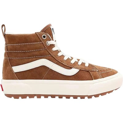 Vans Sk8-Hi Mte-1 Duurzame Lichtgewicht Hoge Top Skateschoenen Unisex Sneakers Bruin Wit VN0A5HZY6I6 40