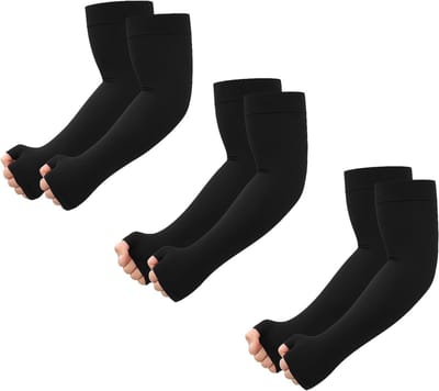 3 Paar Volleyballen Mouwen en Armwarmers voor Dames, Beschermende Mouwen voor Fietsen en Sporten, Ideaal voor de Zomer