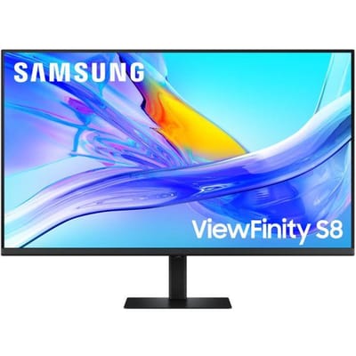 Samsung ViewFinity S8 S80UD - LED-Monitor - Met KVM-switch - 37" - 4K UHD - USB-C 90W - VA-paneel - 350 cd/m² - 5 ms - 60 Hz - HDR10 - Zwart